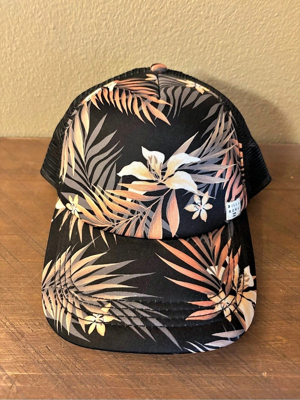 Billabong Tropics Trucker Hat Floral Black